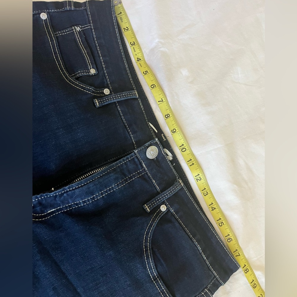 Seven7  High Rise Vintage Straight Blue Jeans Women’s Sz 14‎ - Picture 9 of 13